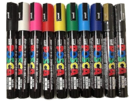 POSCA Colouring PC-5M Marker, 10 Stück