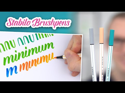 Stabilo Brushpens (Review &amp; Beispiele) | Handlettering