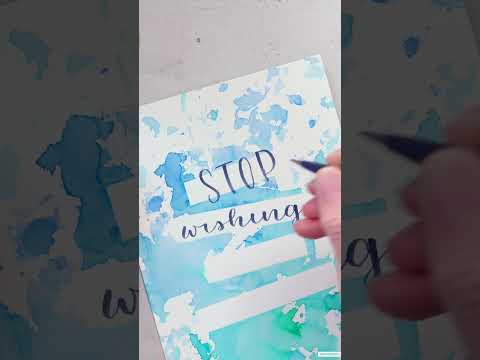 WOW-Effekt durch FOLIE | Handlettering