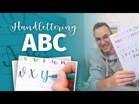 Handlettering ABC | Zwei Schriften die du lernen MUSST 😍