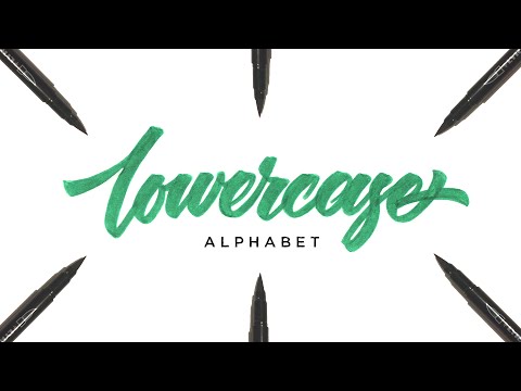 Hand Lettering Tutorial for Beginners | Lowercase Alphabet