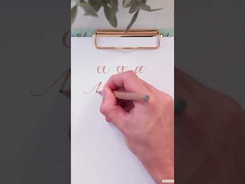 6 Arten, ein &quot;A&quot; als Brushlettering zu schreiben