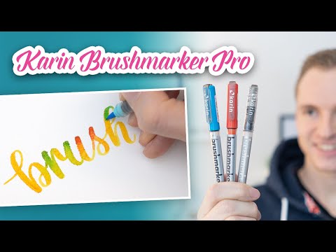 Karin Brushmarker Pro (Review &amp; Beispiele) | Handlettering