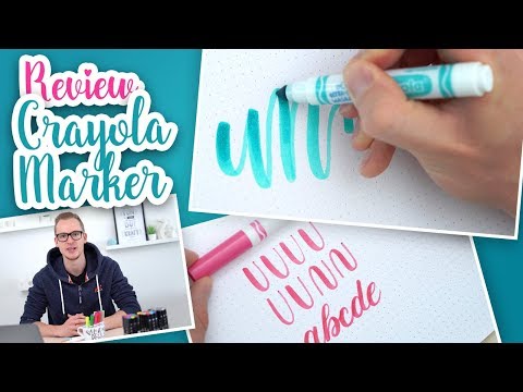 Crayola Marker (Review &amp; Beispiele) | Handlettering