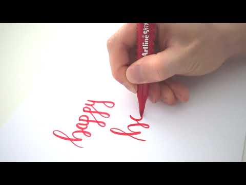 &quot;Happy Handlettering&quot; mit Artline Stix