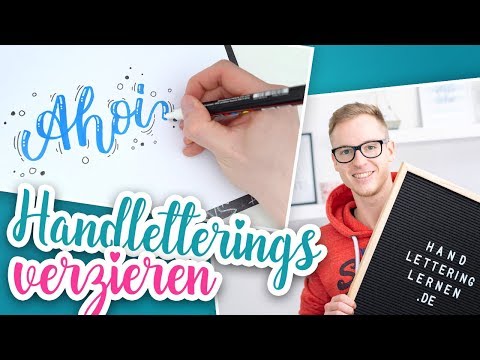 Handlettering Verzierung (6 tolle Möglichkeiten)!