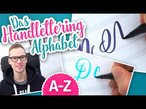 Das Handlettering Alphabet (100+ Styles in Echtzeit) inkl. Detailaufnahmen