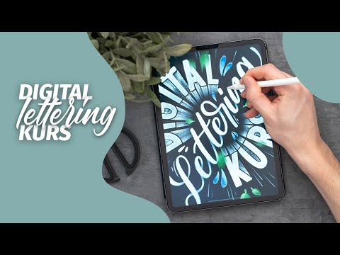 Digital Lettering Kurs | Handlettering auf dem iPad mit ProCreate