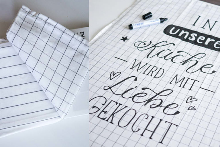 Kann Man Mit Edding Auf Stoff Schreiben Stoff beschriften Schritt für Schritt (wichtige Tipps!)