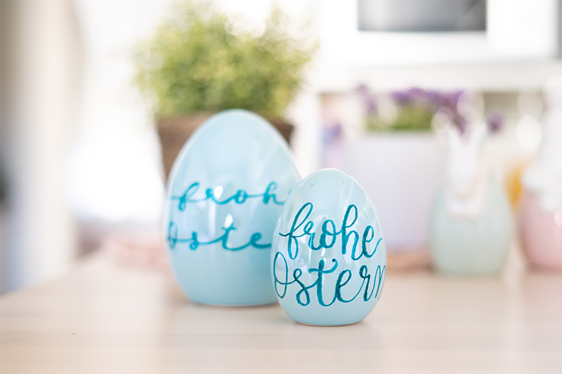 Frohe Ostern Handlettering