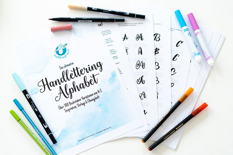 Einblick in das ultimative Handlettering Alphabet