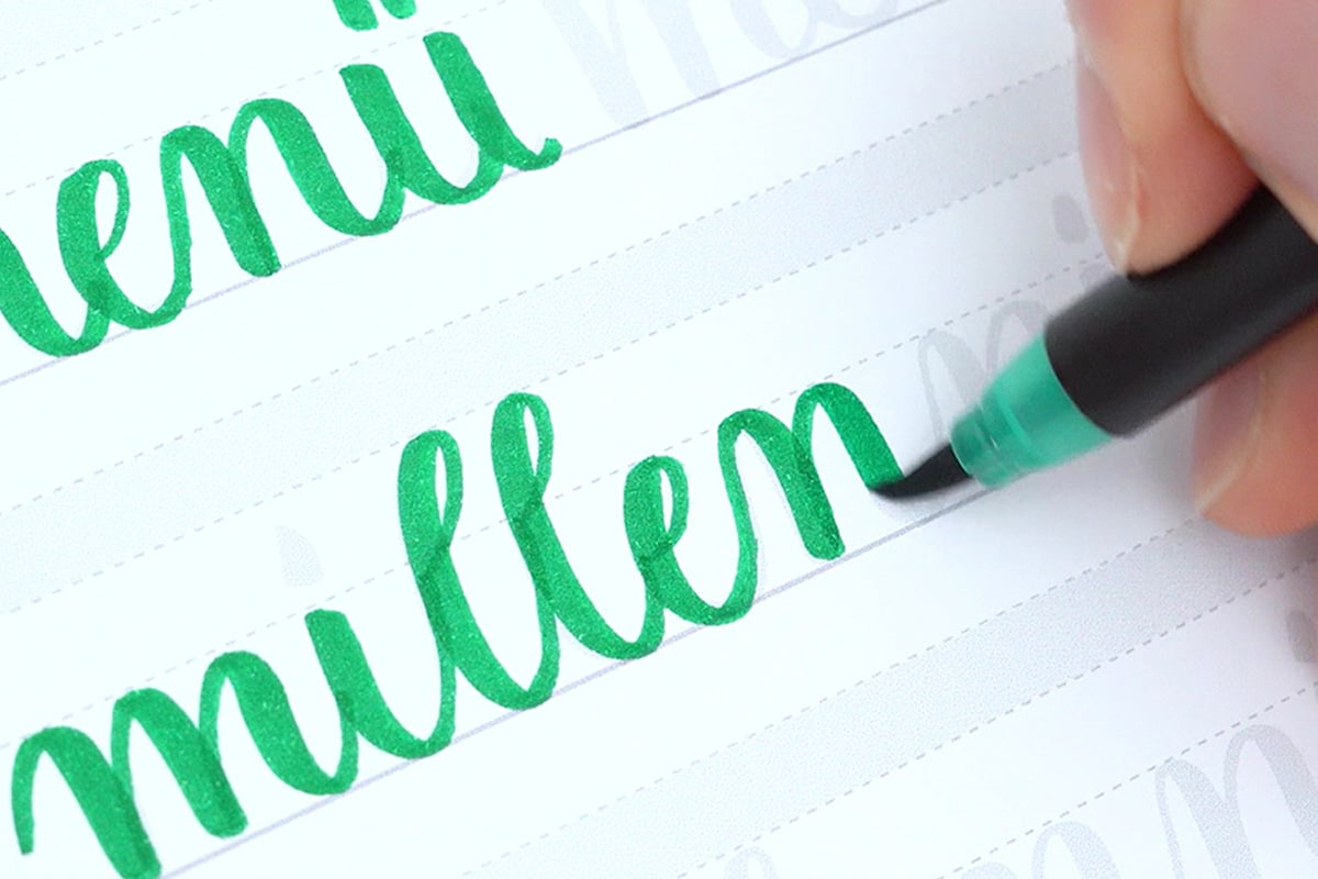 Echtzeit Letterings