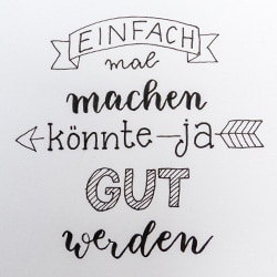 Beispiel Lettering