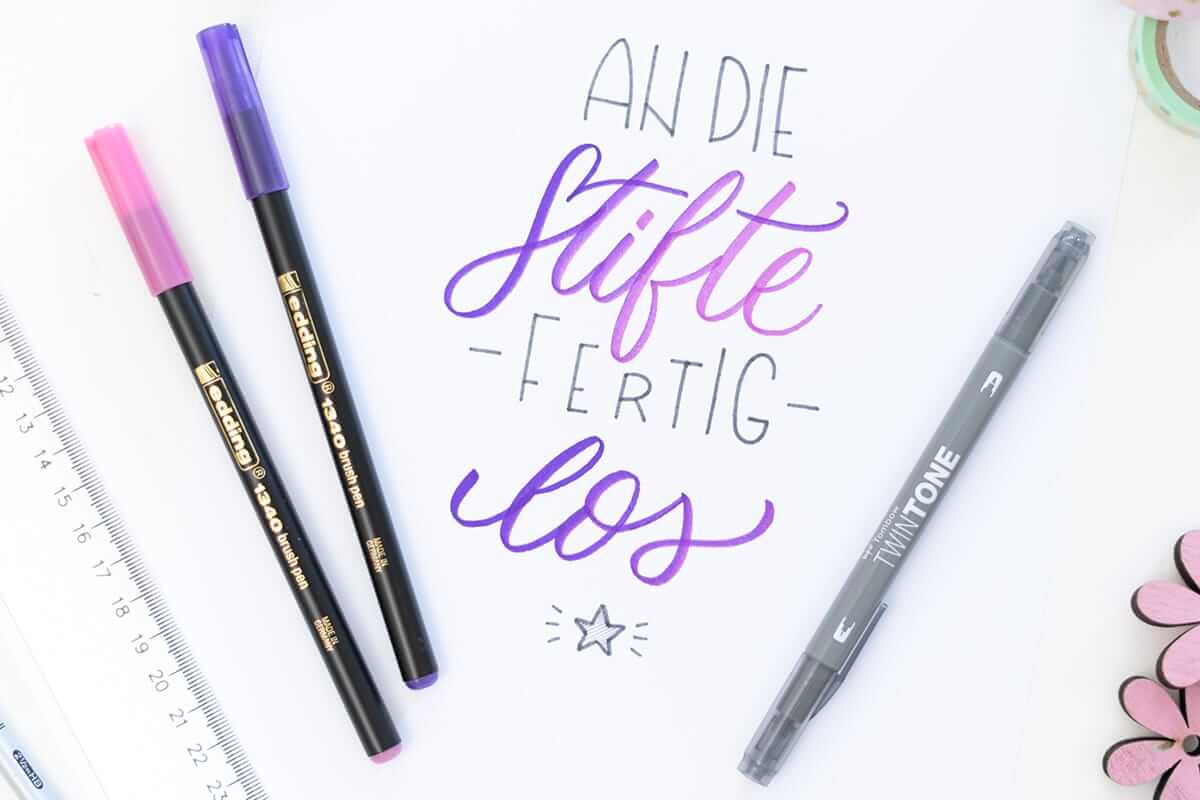 Handlettering Lernen Schritt Fur Schritt Mit Vorlagen Zum Erfolg