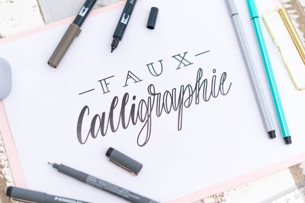 Faux Calligraphy lernen
