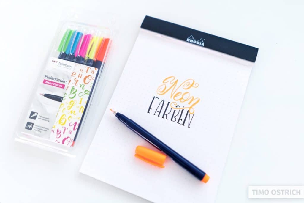 Tombow Fudenosuke Neon