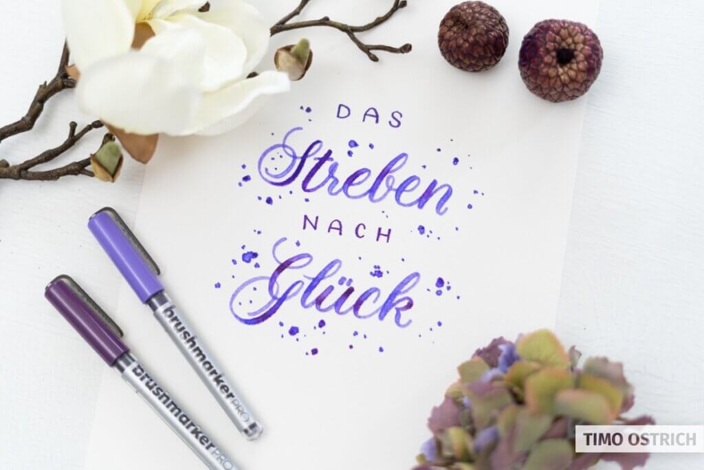 MegaListe 99+ Handlettering Sprüche (mit BeispielFotos)