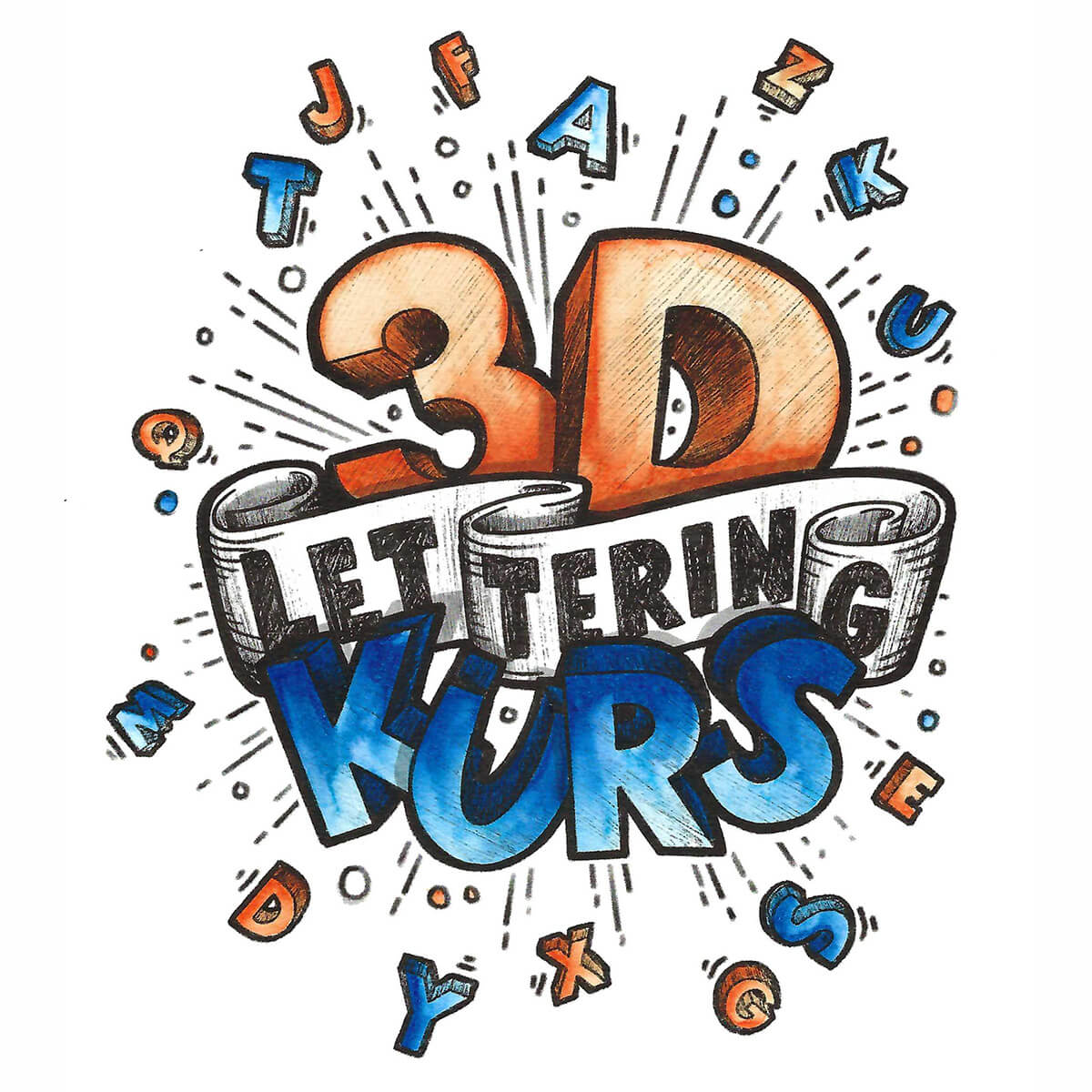 3D Lettering Kurs: Entdecke die geniale Welt der Perspektive