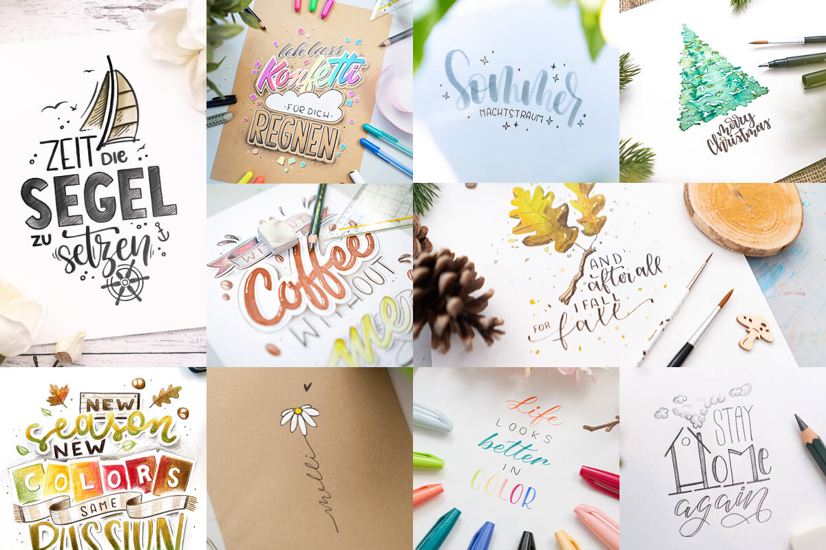 Handlettering lernen Beispiele 2026
