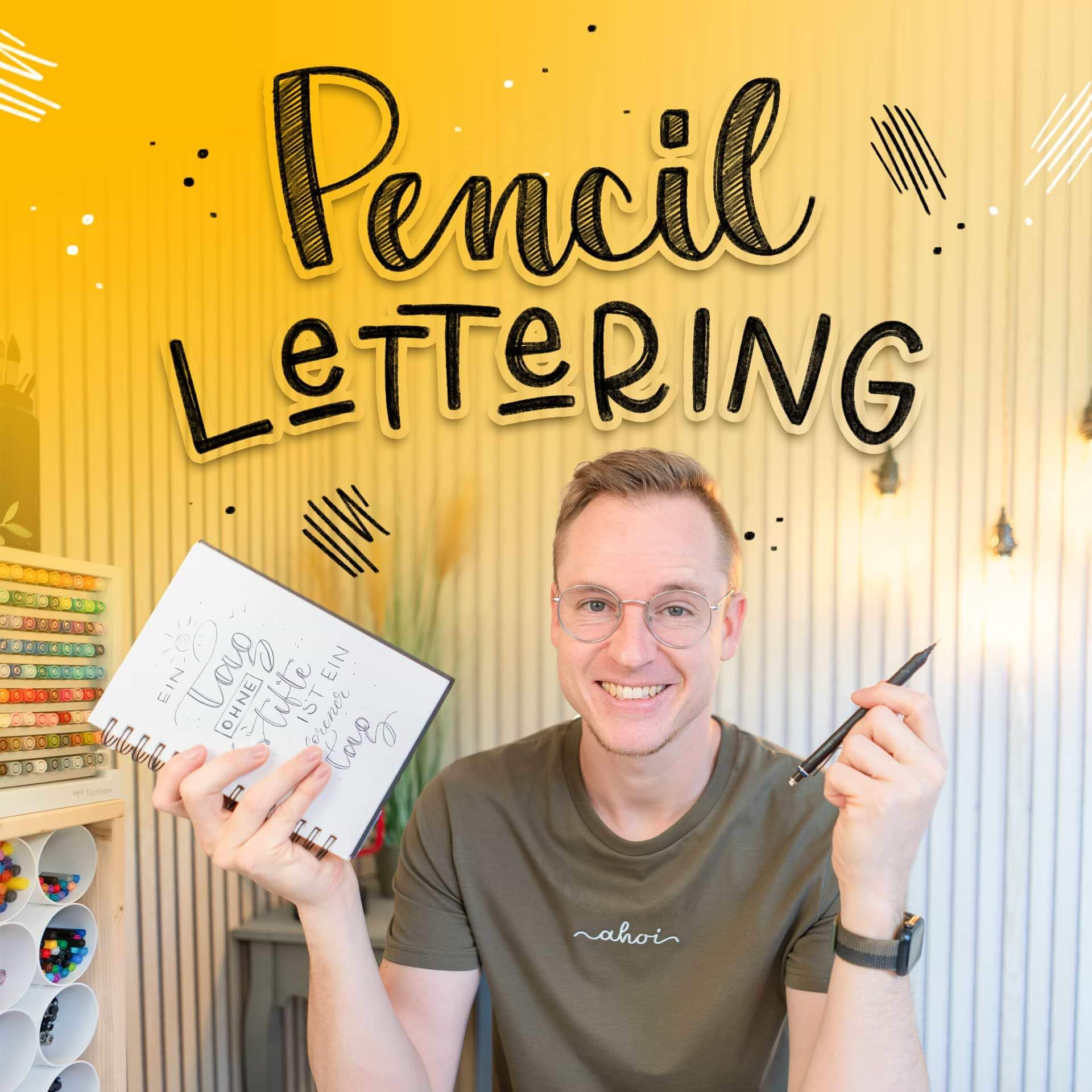 Pencil-Lettering-Kurs: Locker-leichte Handletterings mit dem Bleistift
