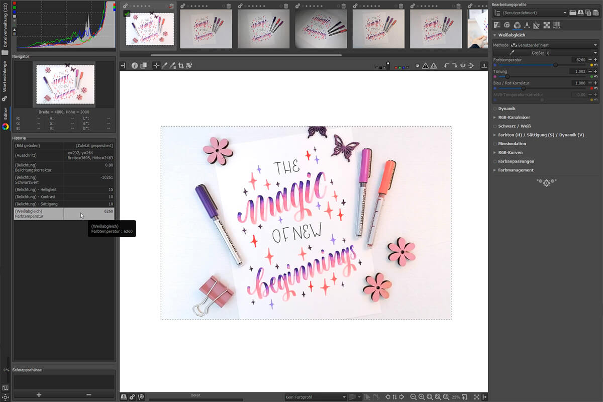 Handletterings digitalisieren