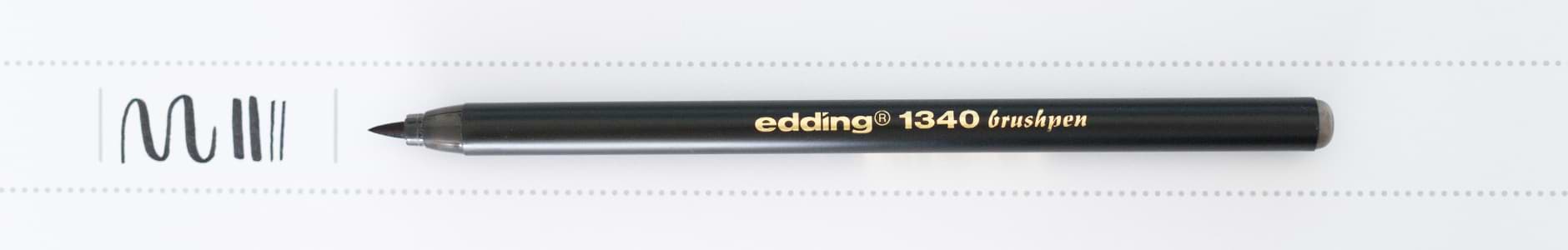 Edding Brushpen schwarz