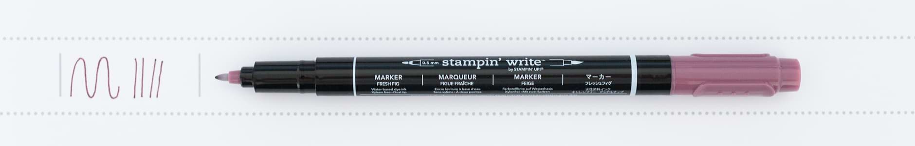 Stampin Write Marker lila Rückseite