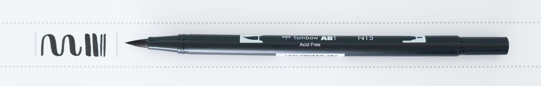 Tombdow Abt Dual Brush schwarz