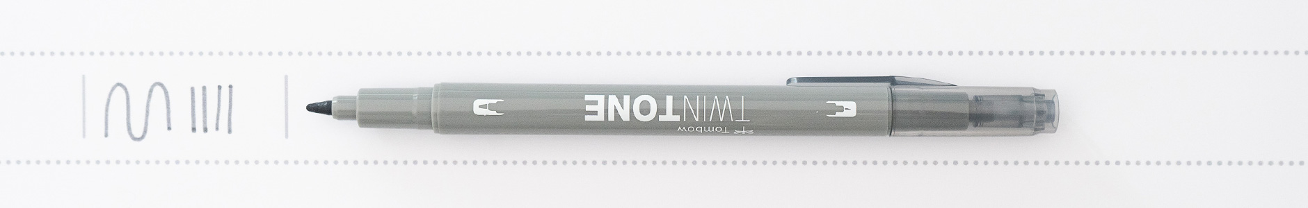 Tombow TwinTone Fine grau