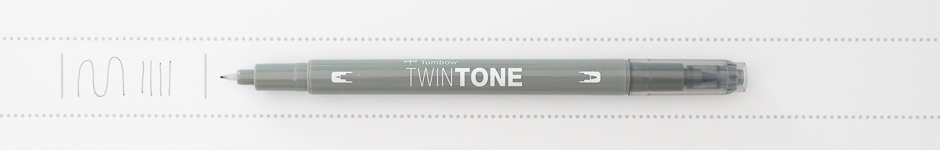 Tombow TwinTone Filz grau